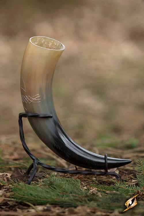 Druid drinking horn 0,5 L with Stand